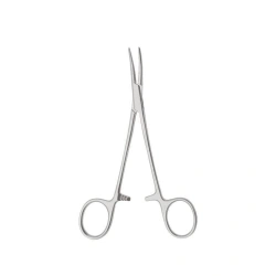 TZ-01-281-15,5 Haemostatic clamp, curved in plane, 155 mm