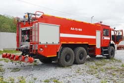 Aerodrome fire fighting vehicle AA-12,0-?, type 58811K65222, modification 58813H, on chassis KAMAZ-65222-53, 65222-54.