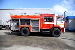 Fire tanker AC-(2,0-4,0)-?, type 58815K43502, modification 58815T, on chassis KAMAZ-43502-D5.