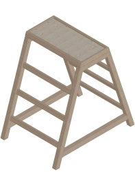 Mobile height set "Soty" (MCS): stepladder