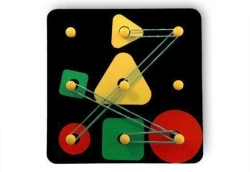 Wooden tablet "Magic board (Small geometric)"