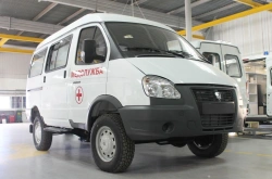 Vehicles for transport of people with diesel engine, type 38406A, cat. M2, M2G mod. 384068, 384069 based on GAZ chassis