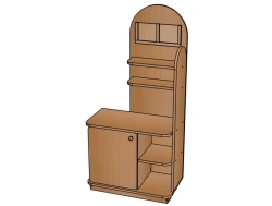 Shelving Unit "Duty Officer's Corner" No.2/ SZh110