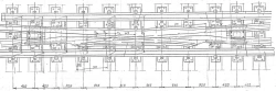 Cross member of the P65 type R65 grade 1/9 switch post (1580.05.000)