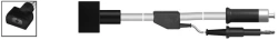 Cables for connection of monopolar instruments (electrodes) for argon force coagulation