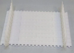 Modular strip ML2580 PP (xx X xx mm; side stop H=xx mm, edge margin xx mm; NYL pin; clips)