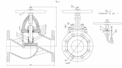 Shut-off flange bore valve with indicator DN 80 PN 10 series 458 (KMIA.491125.002-03)