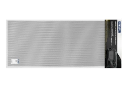 Radiator protection grid 1200 x 400 R10 Alu black. (1 pc.)