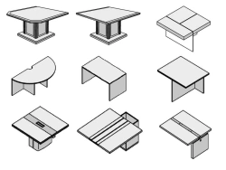 Negotiating table module