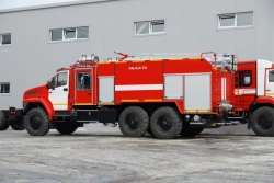 Fire tank truck ??-(3,0-8,0)-?, type 5881T, modification 5881T4, on chassis Ural-55571-6151-70, 55571-6151-72, 55571-6151-74,