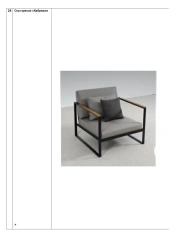 Chair armchair "Cabrioli"