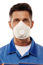 Filtering personal respiratory protection equipment: respirator ALINA-G FFP2 R D (FP) with additional layer for absorption of ae
