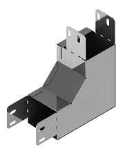 Corner vertical upward tray with