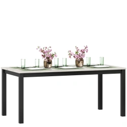 Techno LD.678040.000 Table (Oak Kraft White/Black )