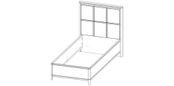 Set of furniture for common room "Salvador" Bed Art.KR5050 S01