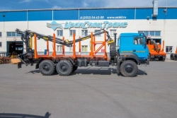 Sorting truck UST brand modification 545360-02 with CMU: OMTL-70-01, OMTL-120-02, VM10L74 on chassis Ural 4320-78, 4320-80, 4320