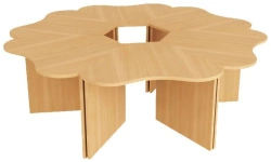 LDFP 6-section table "Romashka", article no. 30008