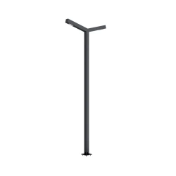 Outdoor luminaire SVETHOLL Aldebaran T-shaped 105 degrees L1620 B120 H6000 60W 8460 Lm