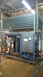 Plate pasteurisation-cooling plants of OGU, OGM, OGN, OGS models and their modifications