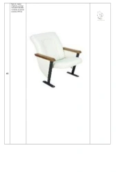 Armchair, brand "Orion", size: 535*740*900 mm (W*H*H), seat cushion thickness 100 mm