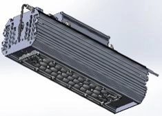 LED luminaire "Industrial Design MTM IoT" series CUBIC 60 One module 59w, 9 450lm, 160lm/W. PSU outside the housing