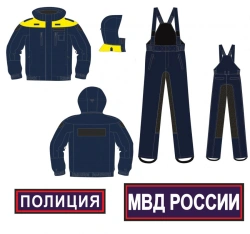 Winter cavalry costume