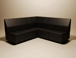 Shipboard metal furniture. Corner sofa type I RBPG