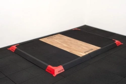 Vibration damping platform for barbell 2x3 metres