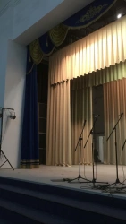 Textile articles TM VERA for decoration of a stage, an auditorium, interiors of premises: Stage clothes. Curtain type (side port