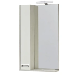 Mirrored cabinet Aquaton Becca PRO 50 white, oak Somerset 1A214502BAC201.A214.5.02B.AC2.0