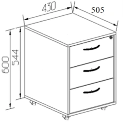 Swinging cabinet