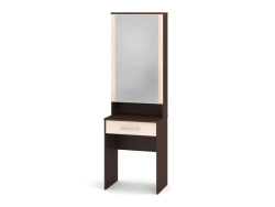 Dressing table with mirror "Bashkir Furniture Factory" brand.