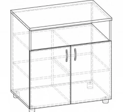 Office equipment cabinet RL 04/07