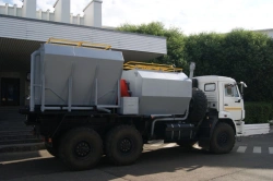 Mixing unit RS-50-8x8K (based on chassis KAMAZ-43118-50, KAMAZ-43118-A5)