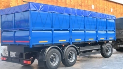 Flatbed trailer type MDO432, modification 878562 on axle MD.?2?1850?9??120?13 (double axle) or on axle MD.?1?2050?9??120?13 (sin
