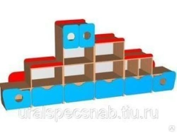 Children's wooden furniture "Ship" children's wall