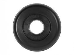 MB-PltB26-1 Rubber disc "Standard", black, 26 mm, 1 kg
