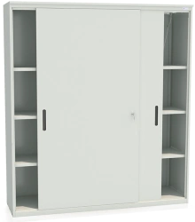 Metal wardrobe MD AL-2018 for medical institutions