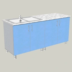 Four-door sink cabinet model M-9