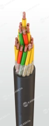 Marine cables, not spreading combustion, halogen-free, fire-resistant for voltage 0,45/0,75 and 0,6/1 kV of KNRKPn grade