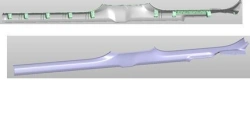 Sill plate assembly left side