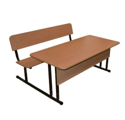 Pupil's desk (monoblock) "Umnik" 2-seater adjustable, article no. 50084