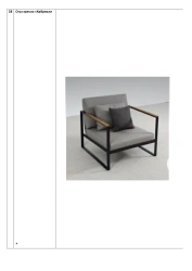 Chair armchair "Cabrioli"
