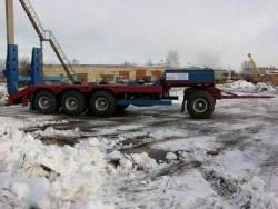 Politrans trailer 84289-0000020. In version: platform with decking, with straight load platform, with spring suspension. Axles p