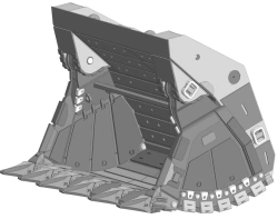 Bottom dump bucket PC-3000.FS-16-T2-GS-JH1X-NF