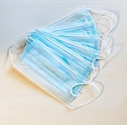 Disposable medical mask made of nonwoven materials
