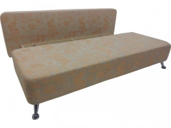 Sofas, sofas, couches, wooden-framed sofas, couches, convertible into beds made of fibreboard, plywood, fabric, profiled pipe, o