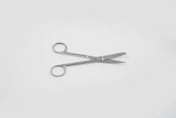 VZ-N-4-1 Scissors with 1 sharp end, vertically curved, 170 mm.