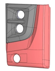 6241-03-5302532 SB Right-hand corner panel complete
