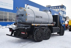 Slurry tanker (MB), UZST brand, type UZST04, modification 5676-27 on KAMAZ 65115-37 chassis.
